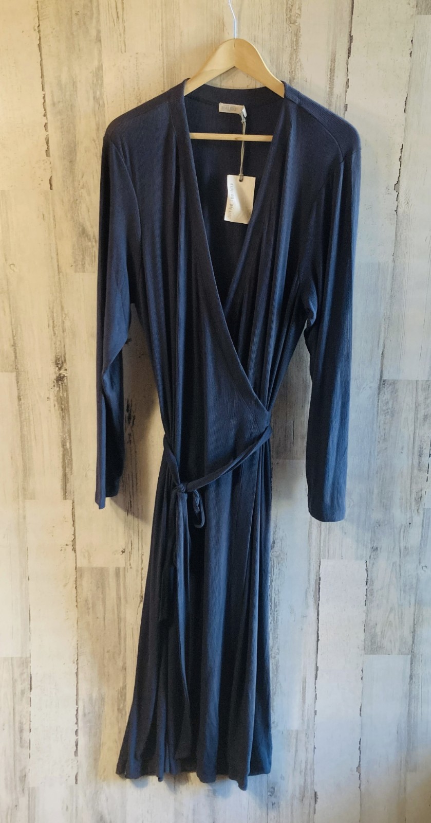 NWT Barefoot Dreams Maxi Dress 1X Malibu Collection Bamboo Rib Knit Ultra Soft