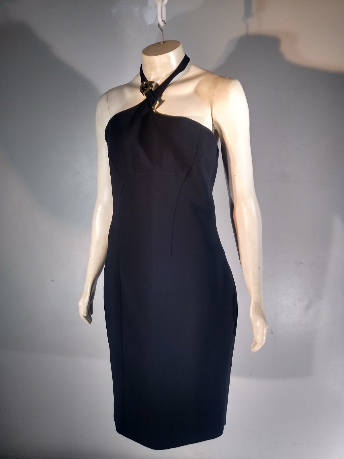 Versace runway Ad Campaign Bondage Dress rare Collab