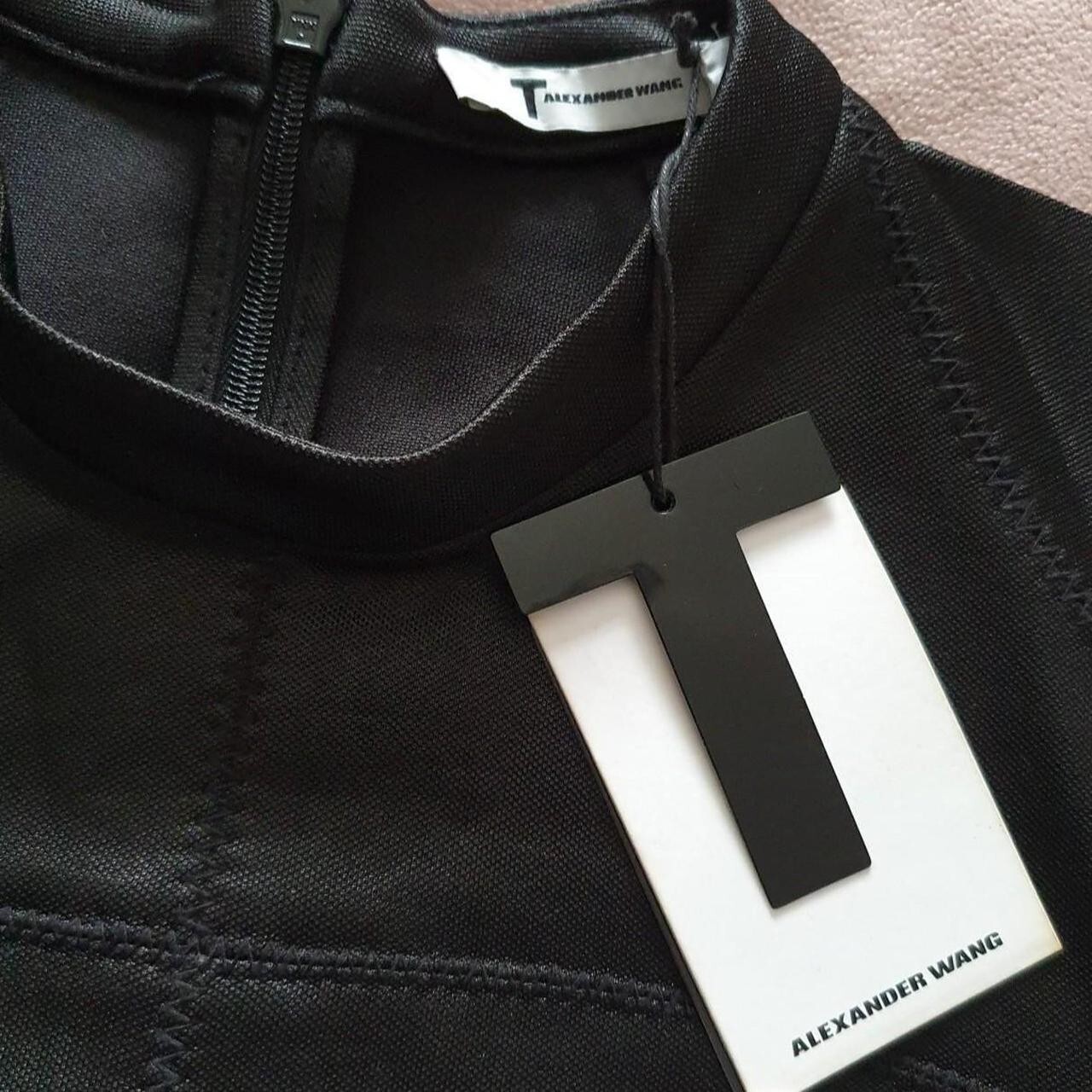 T By Alexander Wang Black Scuba Mini Dress – Size S – New with Tags