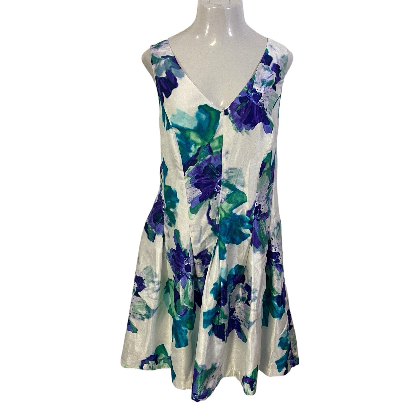 Christopher & Banks Dress Womens 18 Floral Work Office Church Date Elegant