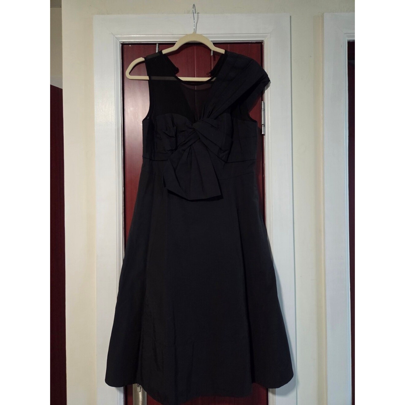 Kate Spade Bow Front Faille Dress, Sz 6
