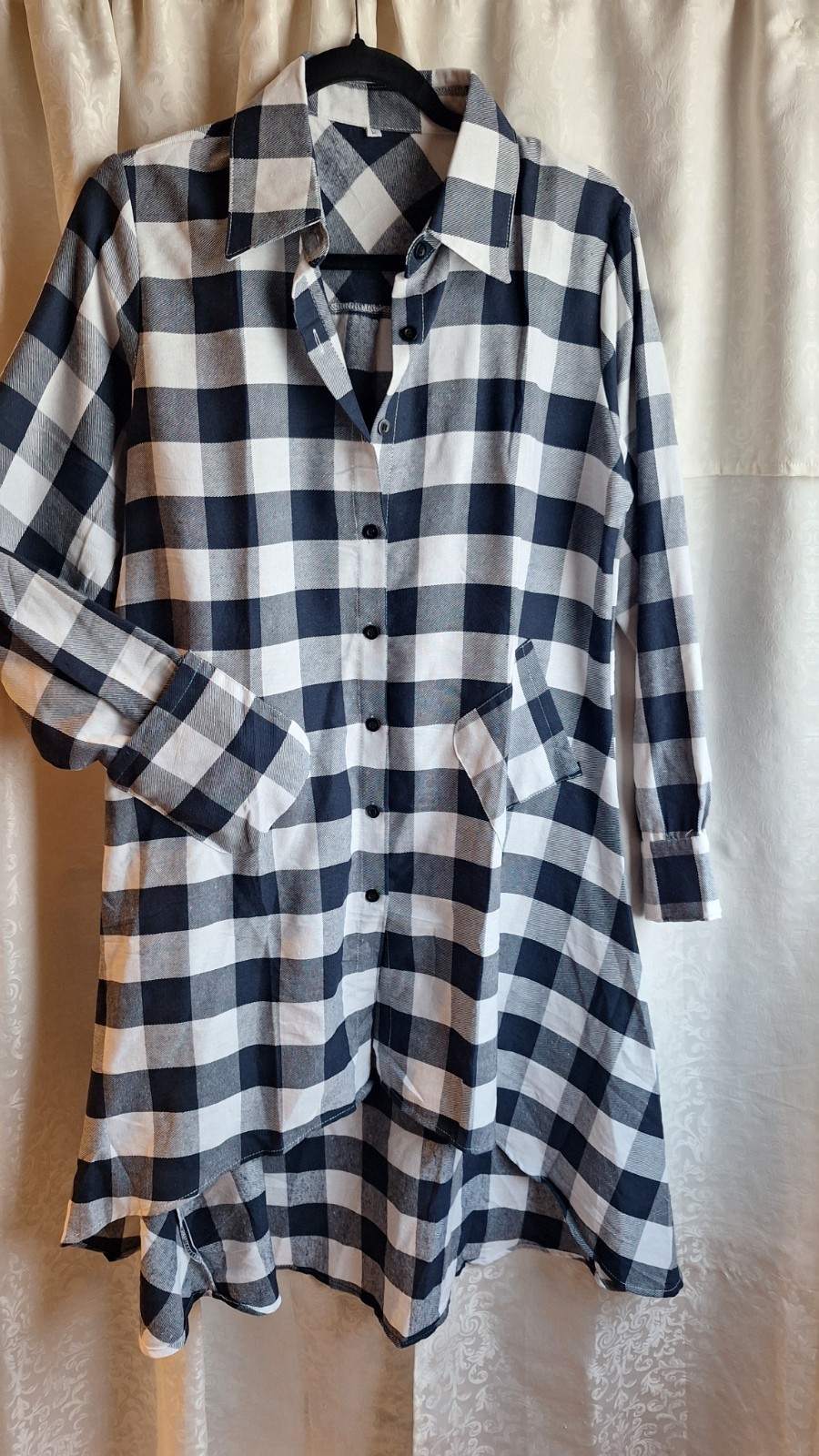 Front Short, Back Long Womens dress Size LG