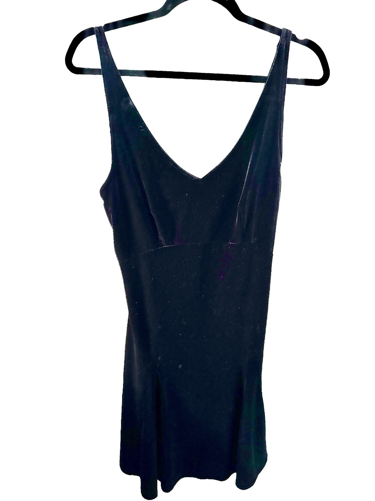 Vintage Victoria’s Secret Velvet Dress Women’s Size Small Black Retro 90s Y2K
