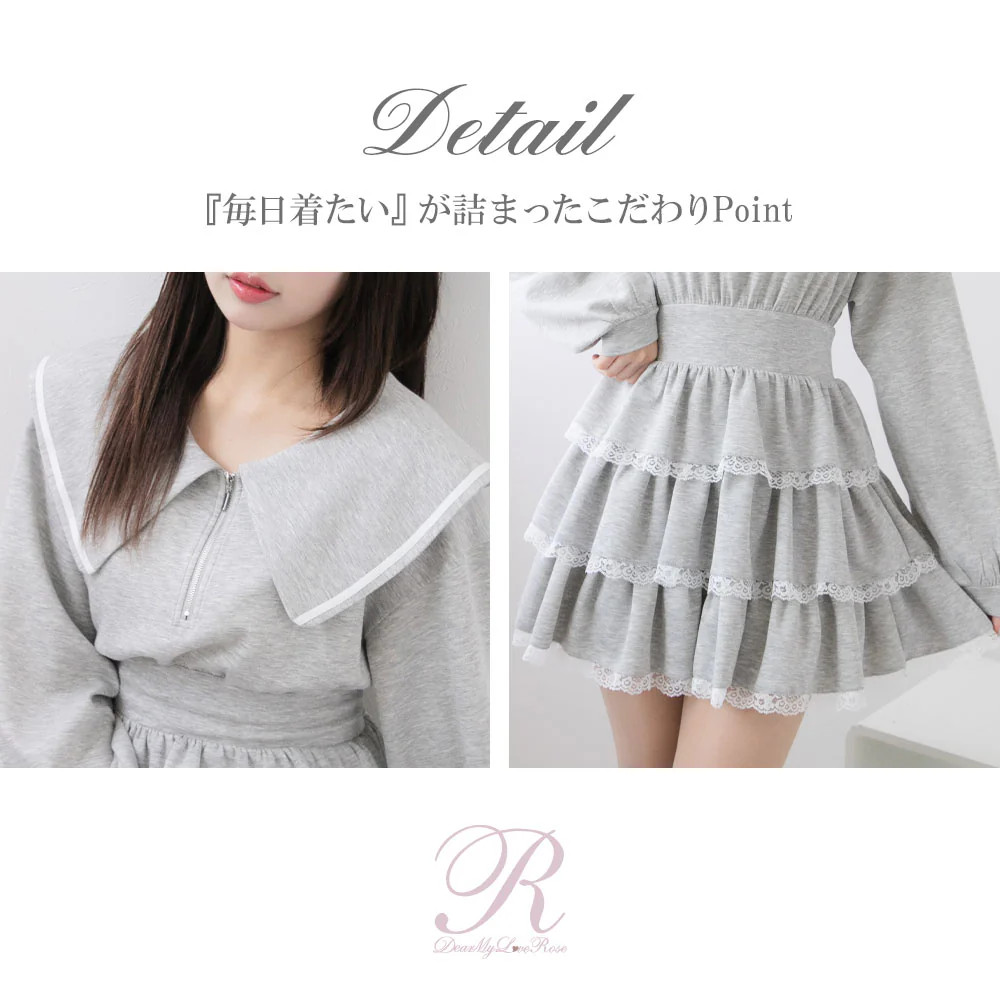 Thanksgiving Sale Target Half Zip Tiered Ruffled Mini Dress Jirai New