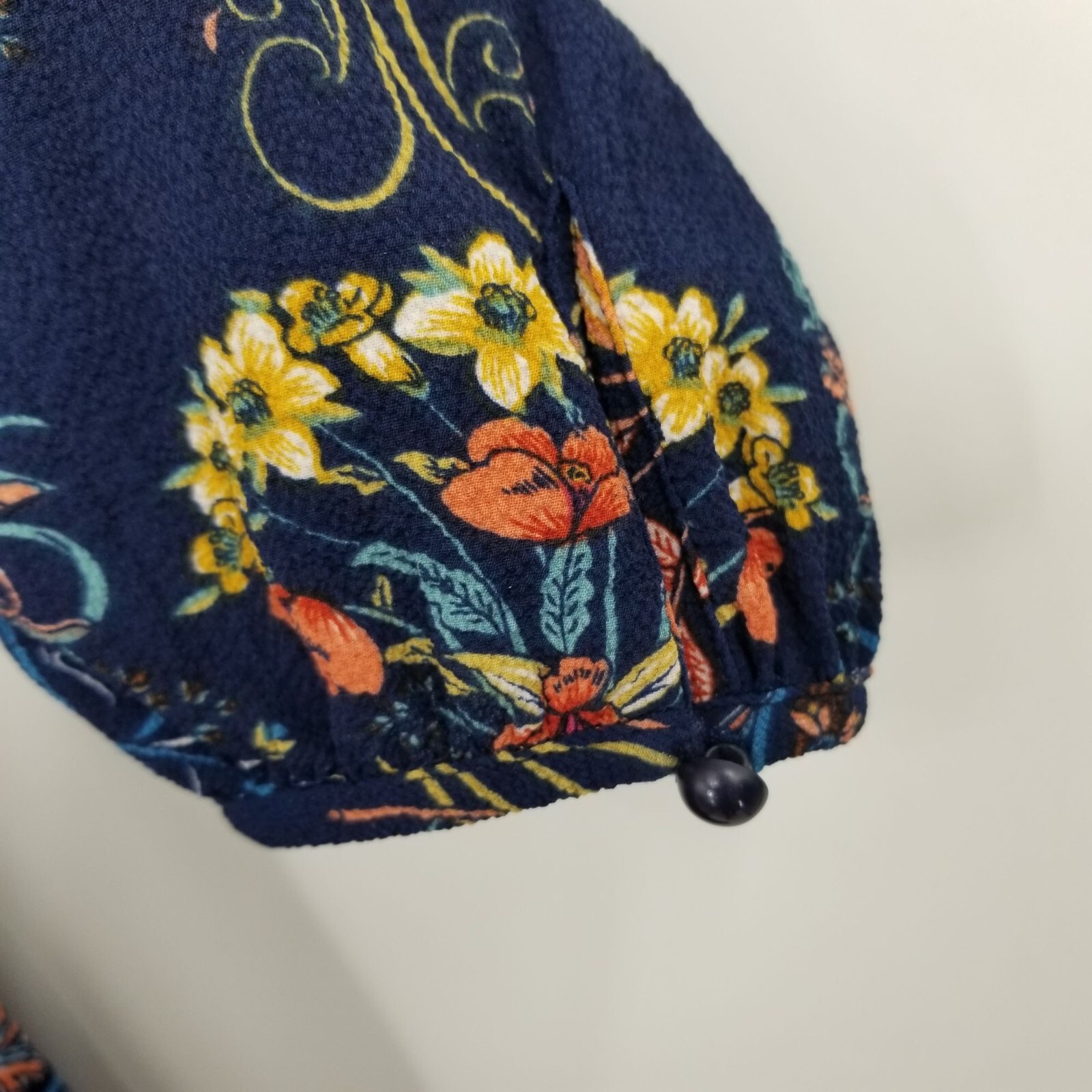 I. Madeline Long Sleeved A Line Midi Length Floral Dress Size Small