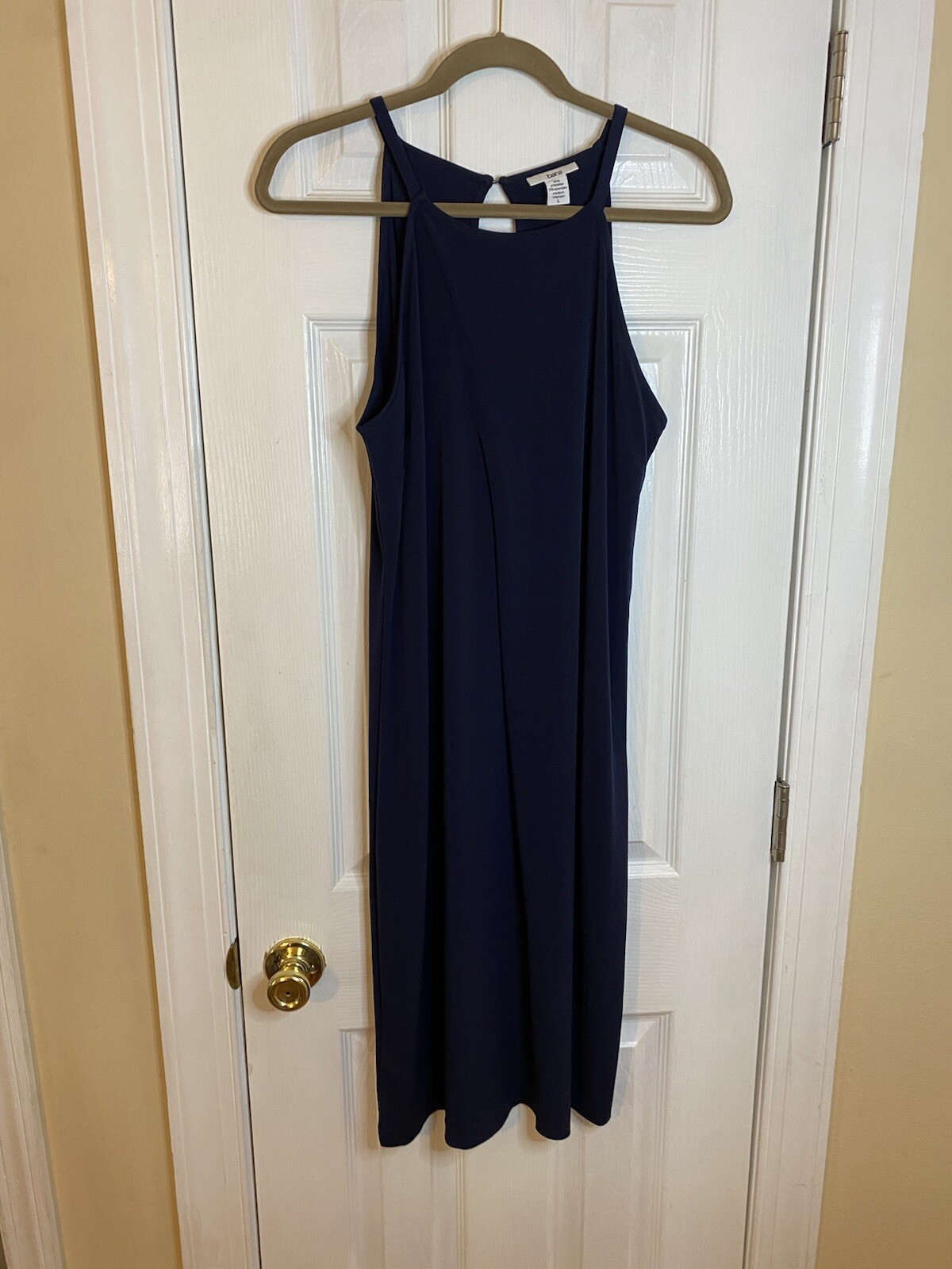 Bar III Long blue sleeveless dress