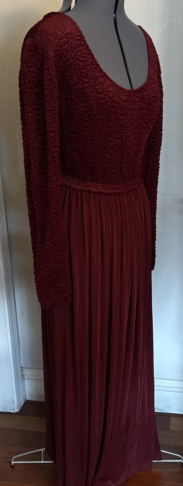 Vintage 80s 90s Goth Maxi Dress Pipe Dreams Small (fit M/L) Whimsygoth USA
