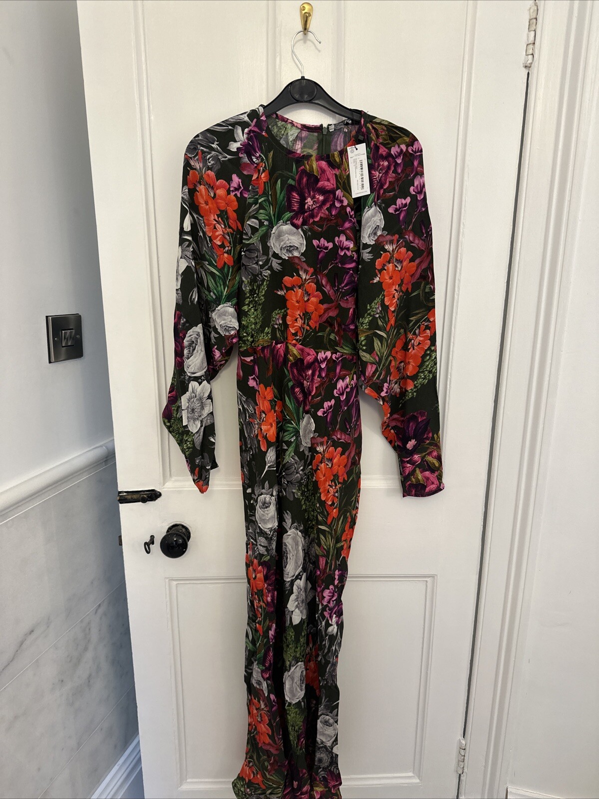 BNWT Karen Millen Garden Floral Batwing MAXI Dress Gorgeous 6 8 10 12 14
