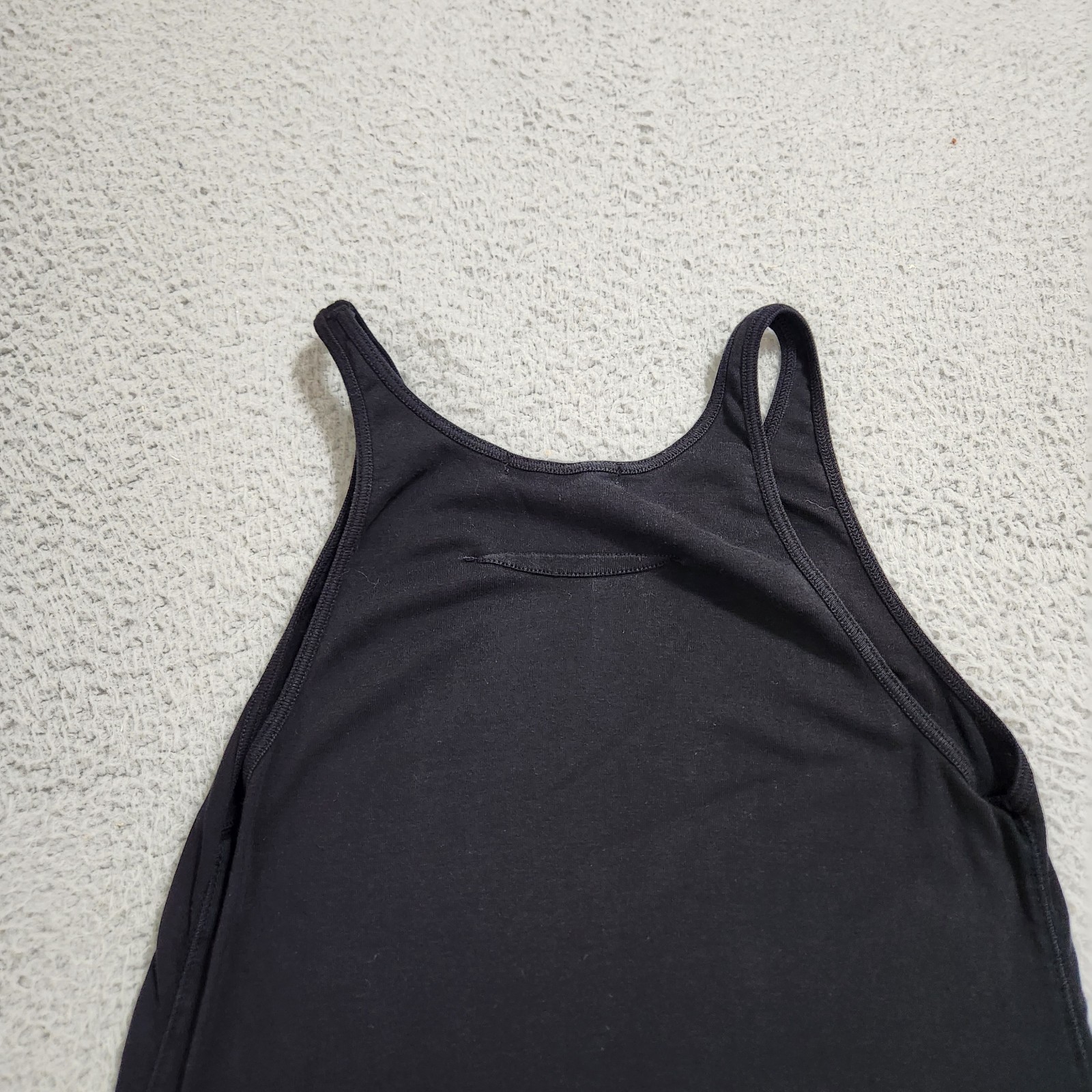 Stateside Dress Womens Medium Black Tank Midi Stretch Minimalist US Made