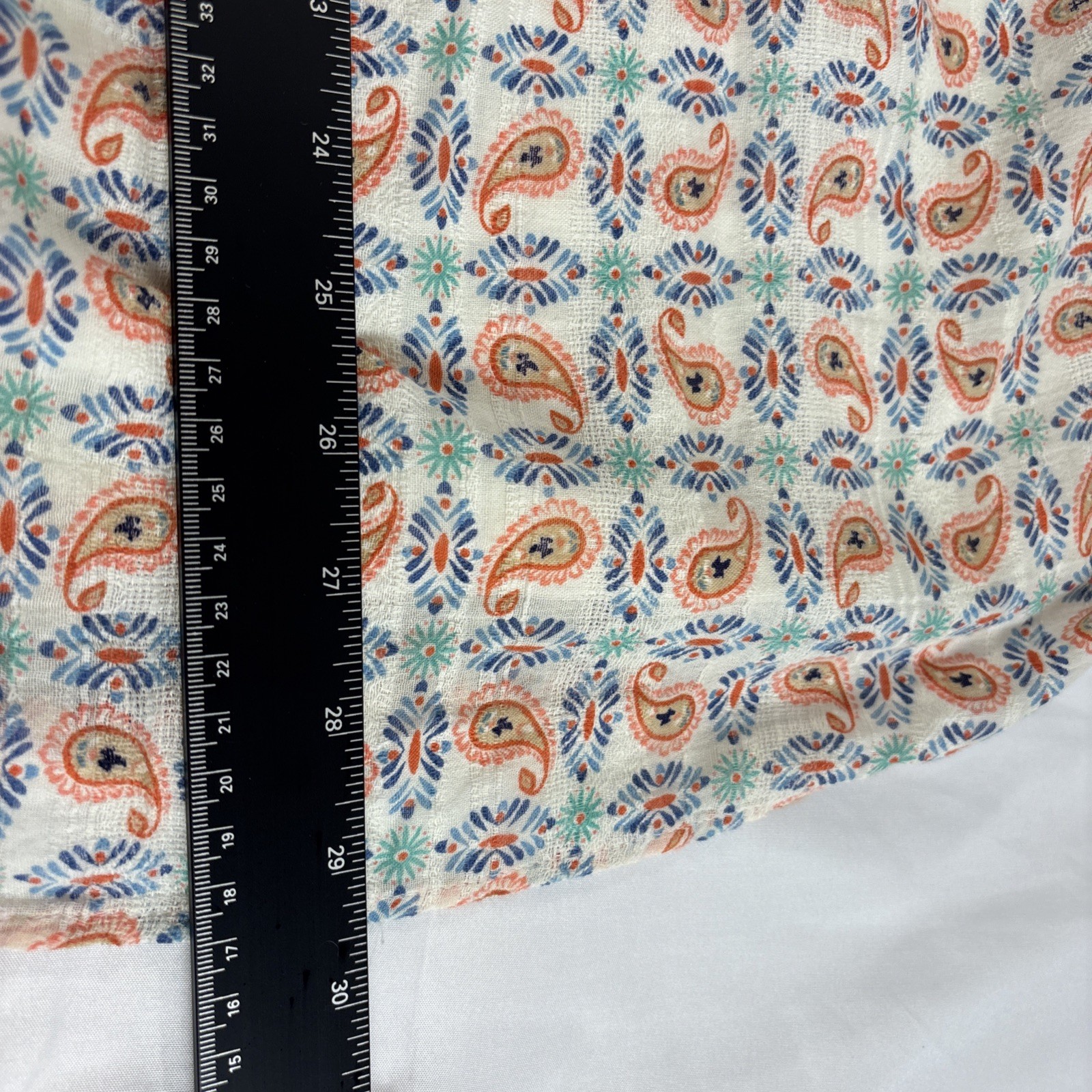 ALTAR’D STATE SUNDRESS WHITE ORANGE BLUE SPAGHETTI STRAPS SZ MEDIUM