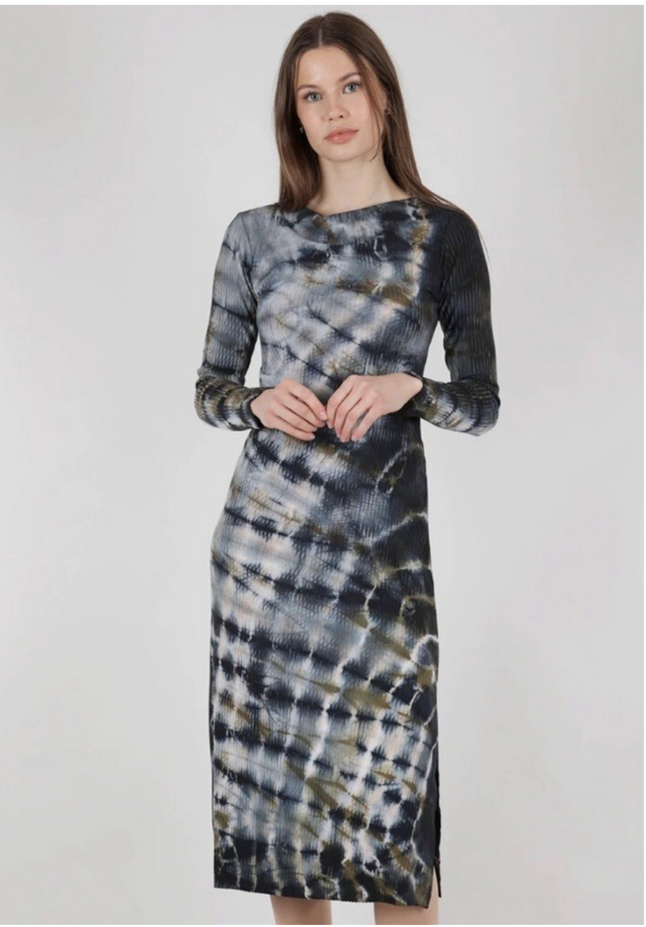 HEYNE BOGUT Pinch Spiral Tie Dye dress NWT sz 2 S