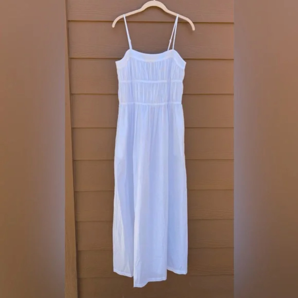 Richer Poorer NWTs White Long Cotton Dress Size Medium