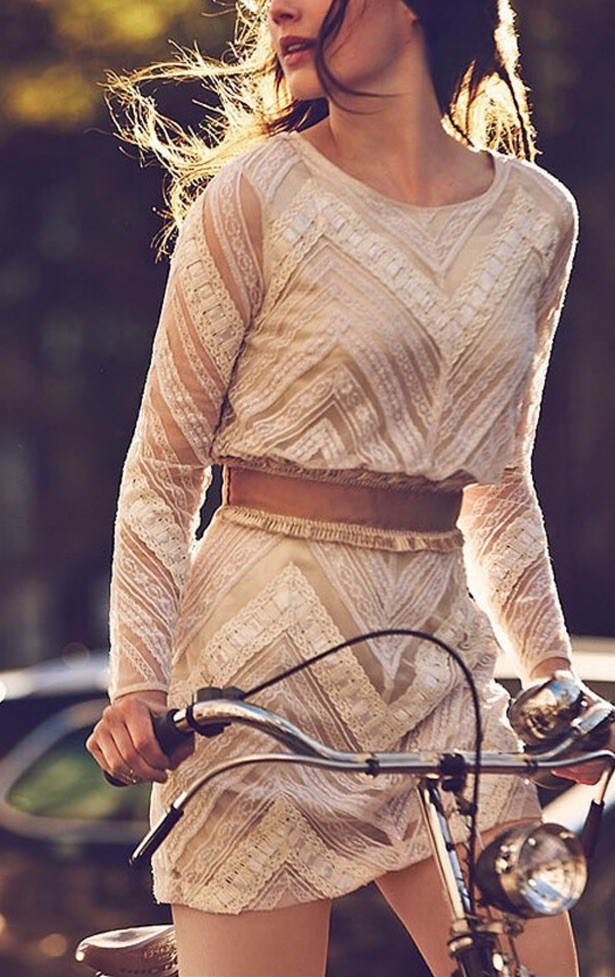 Free People New Romantics Future Heirloom Sequin Tulle Beaded Dress UK 8 US 4