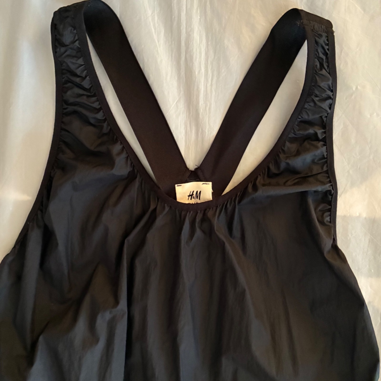 H&M STUDIO Black Parachute Dress 2017 L