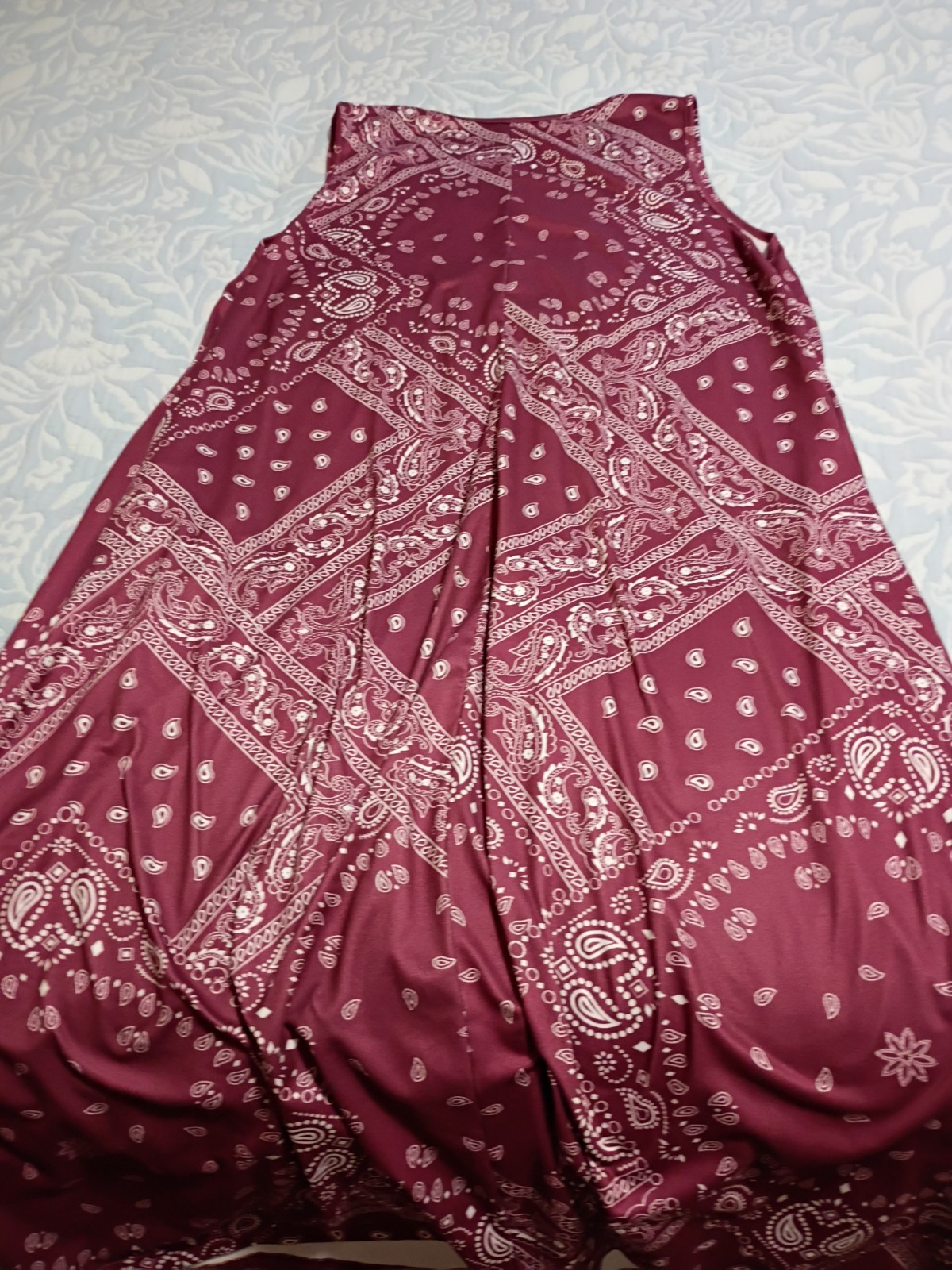 Size 2XL Bandana Dress With Pockets