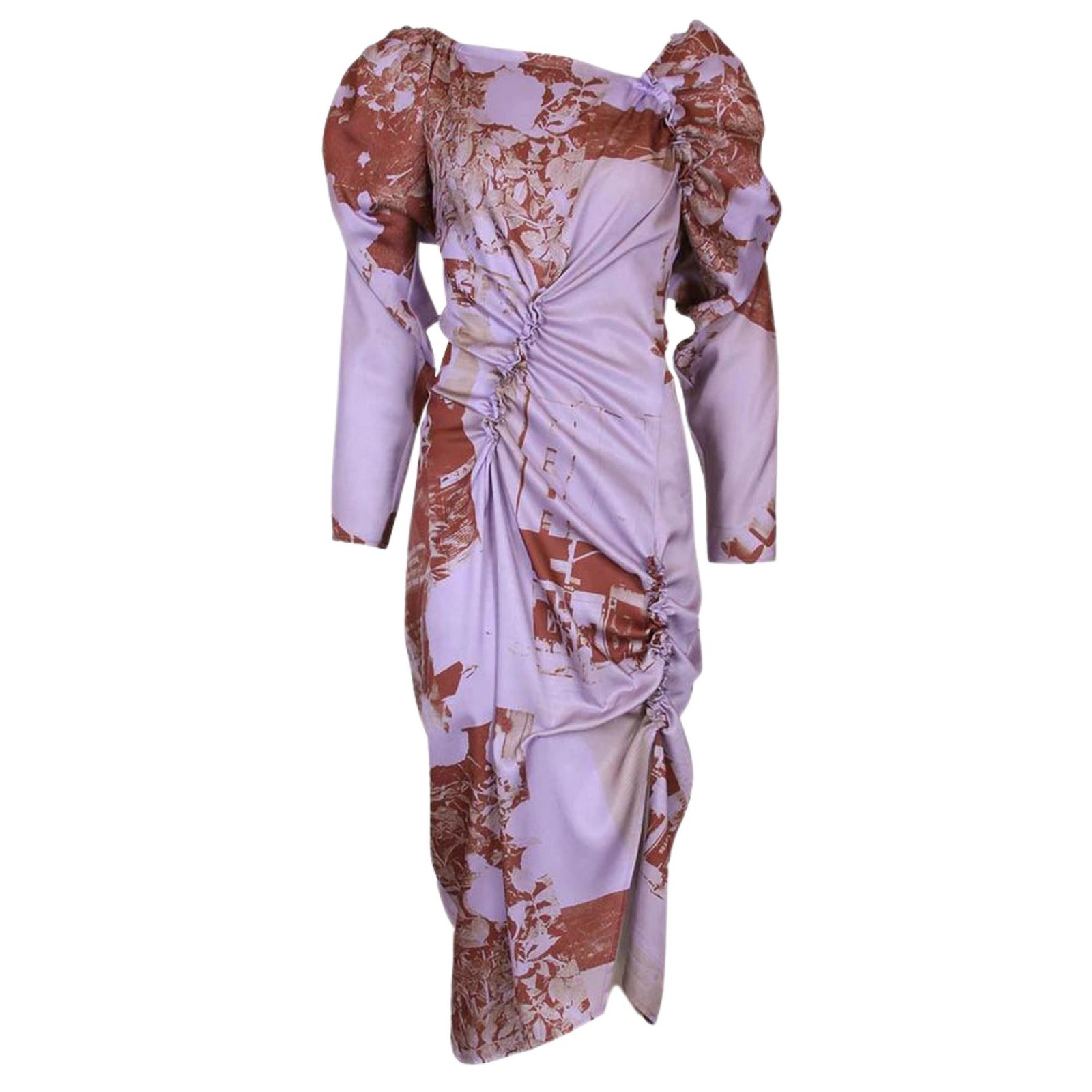 Rejina Pyo Bodycon Midi Dress UK8 in Purple RRP £675