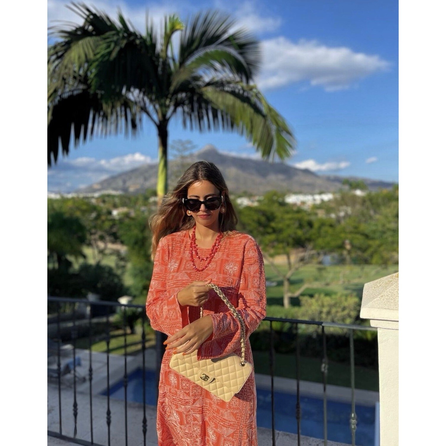 NWT!! ZARA Embroidered Dress Orange Vacation Beach Open Back Blogger Favorite XL