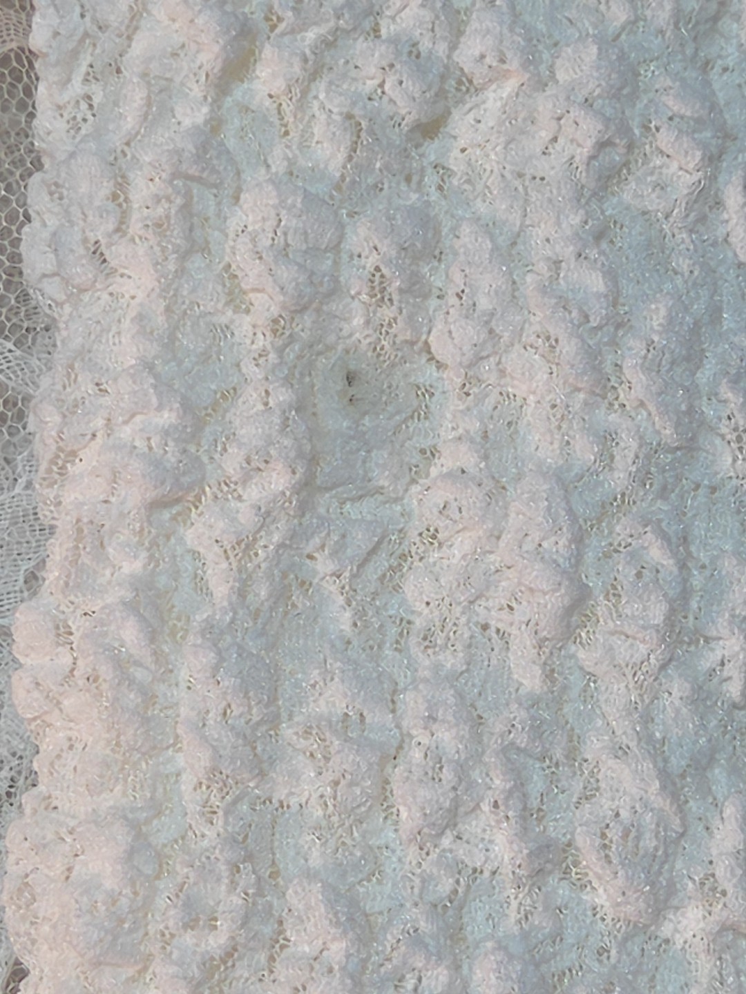Vtg NOS ONON 80s Lace Sequins 100% Acetate Dress Formal Small Sz 3 USA Made NWT