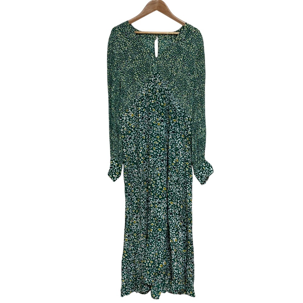 JOURNAL STANDARD Debo Dock Print Dress, Green Women USED