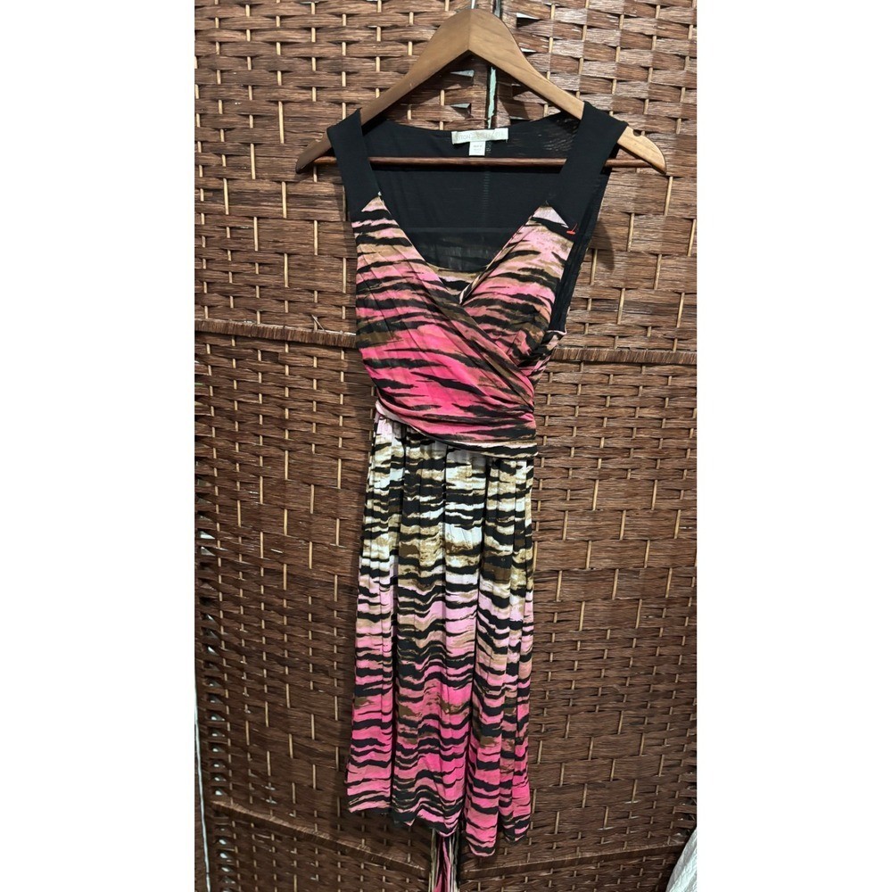 Animal Print Maxi Dress Sleeveless Pink Brown Black Casual Party Sundress