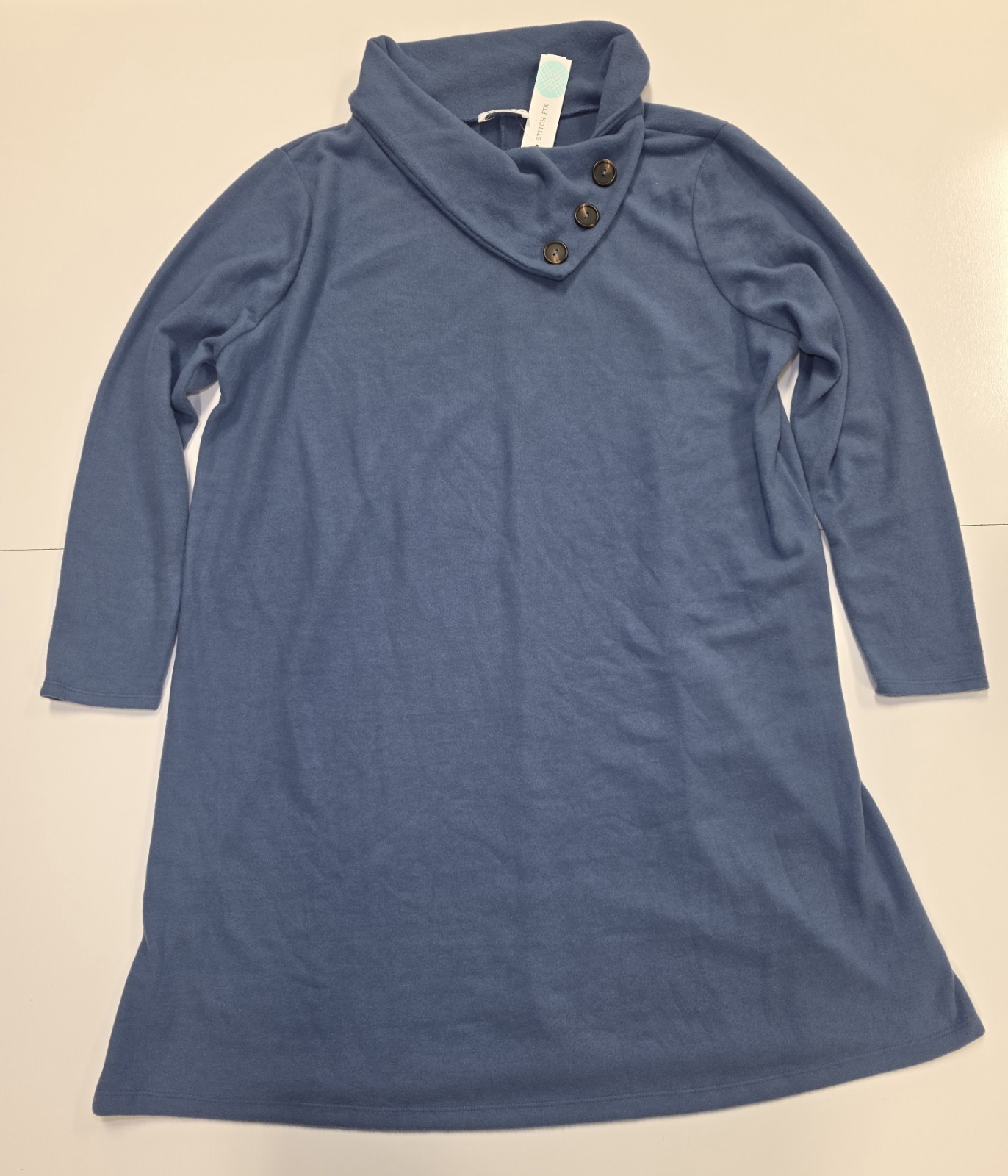 NWT Stitch Fix for Kaileigh Sweeney Sweater Dress Blue 3X