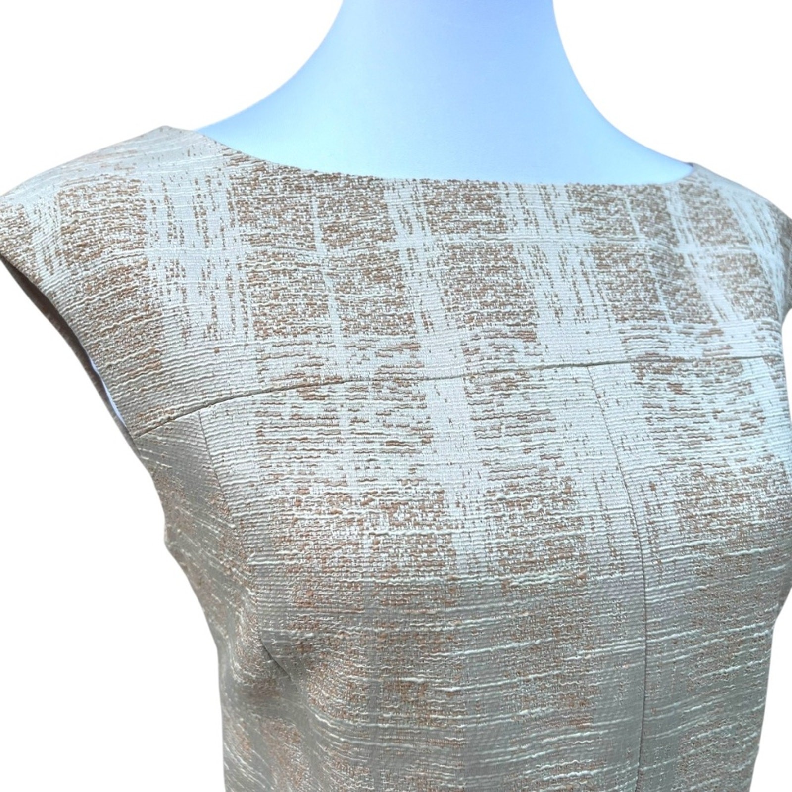 Tory Burch 10 Dress Minimalist Medium Retro Large Classic 60s Jacquard $428