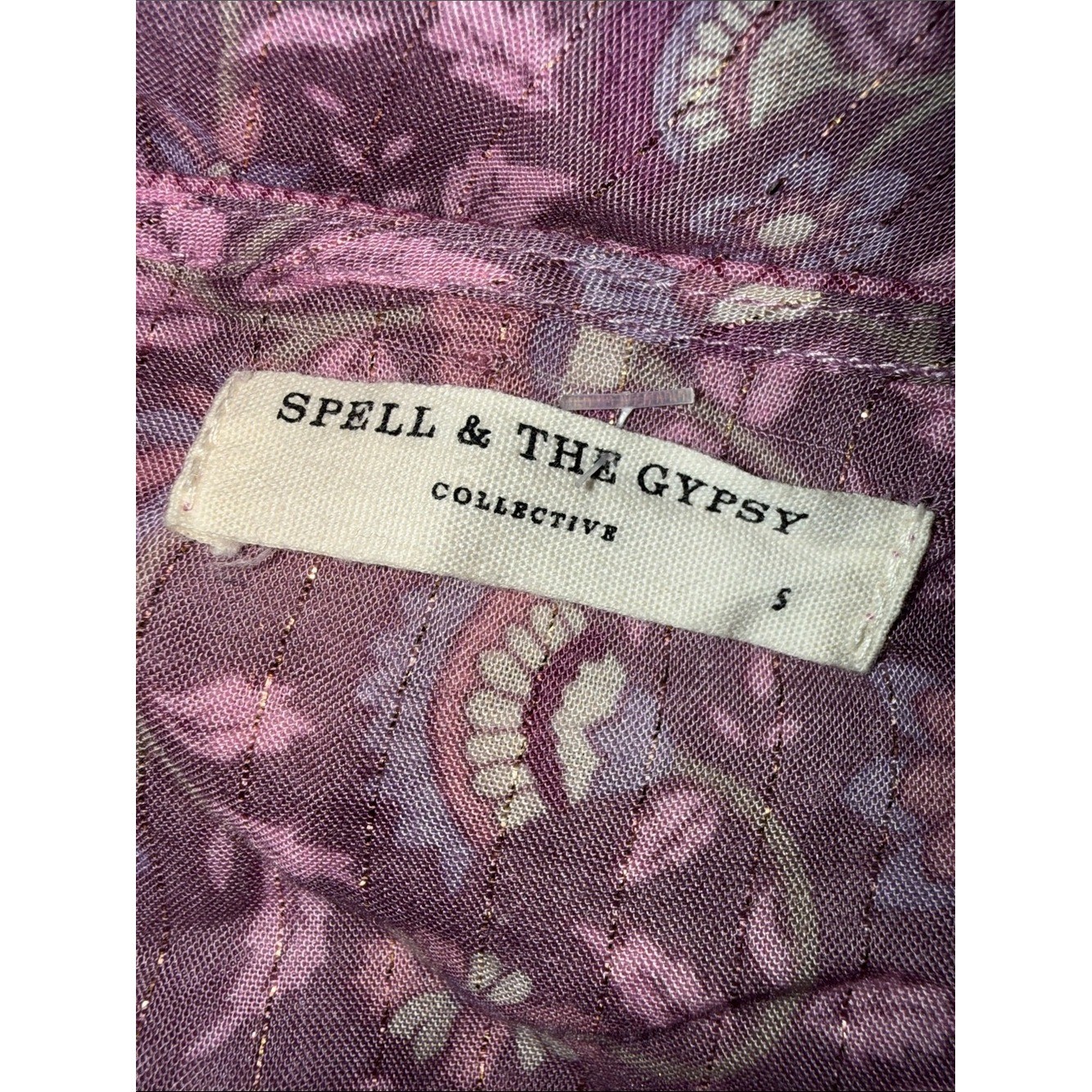 Spell & The Gypsy Collective Dahlia Gown in Mulberry Size Small