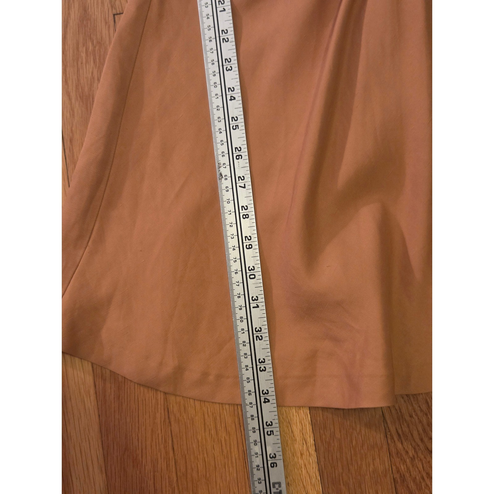 Sandro Amaria Cross-Over Neckline Dress, Camel, Caramel, Fall, Sz FR 36/US S