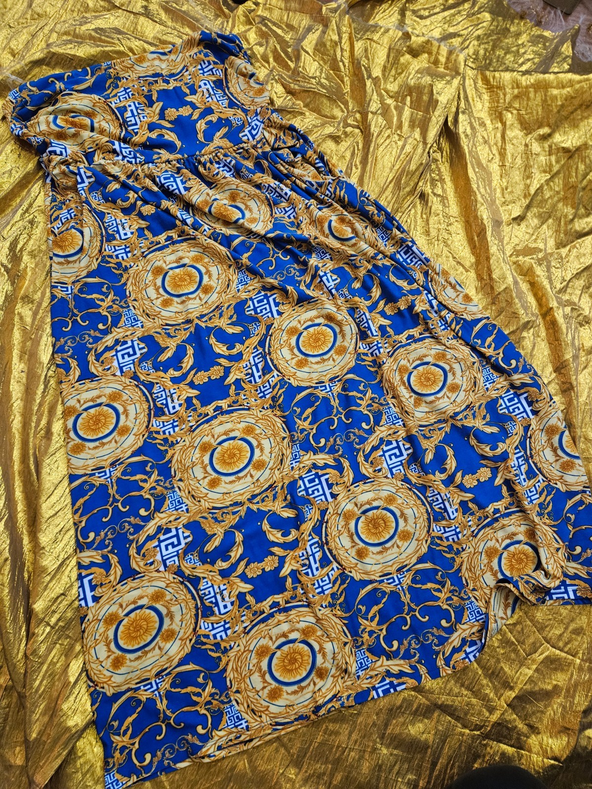 ABSOLUTELY (HEART)❤️(LOVE) IT – size 3X 3XL Atelier Versace Sun SKIRT 48″ Inch