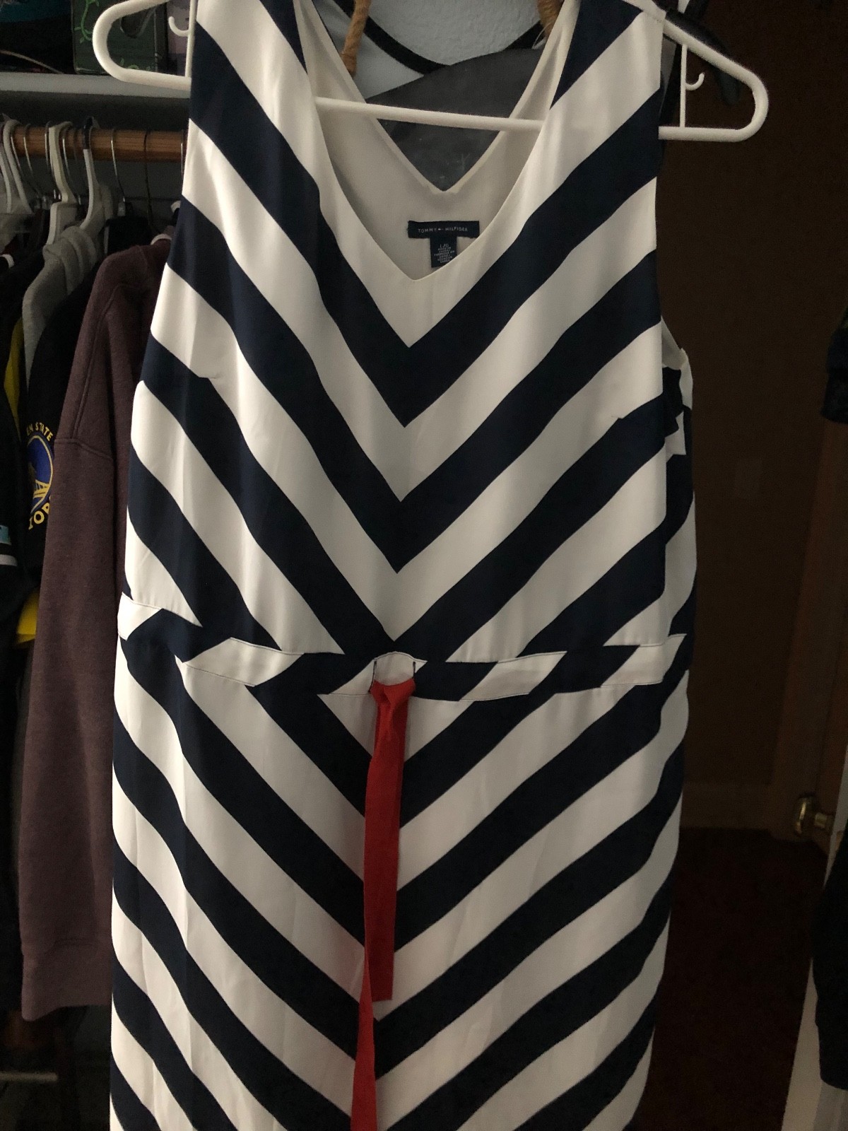 Tommy Hillfiger Striped Dress Large