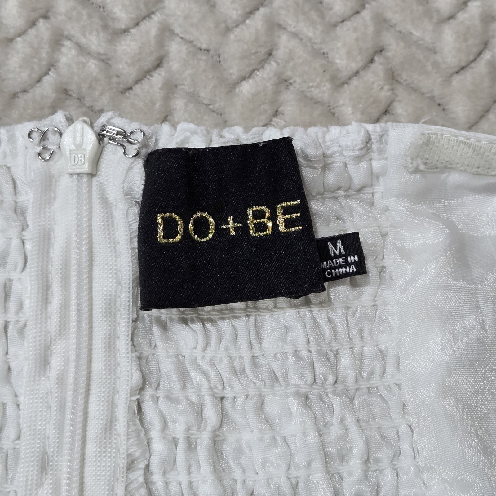 Do+Be Strapless Tiered Ruffle Mini Dress Size Medium
