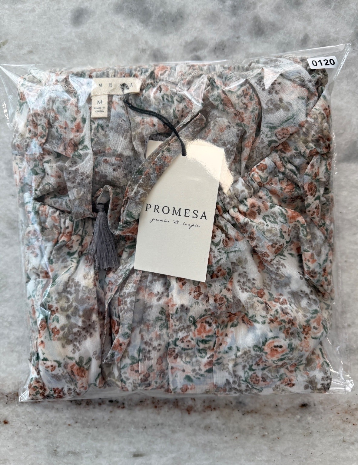 NWT Promesa floral boho mini dress size M