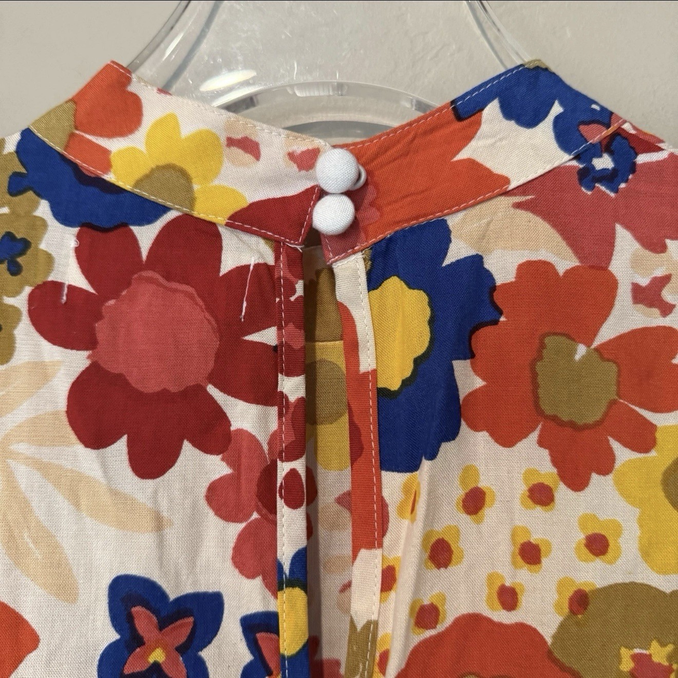 XIX PALMS Dress Womens S Multicolor Sundress Rayon Boho Hawaii Resortwear Cruise