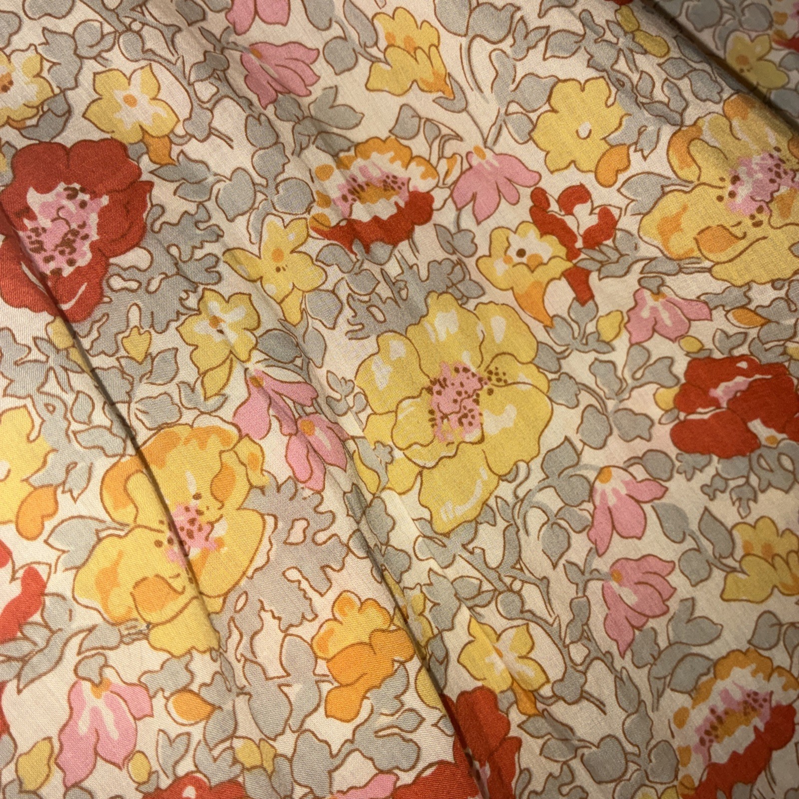 Liberty Cacharel Sundress Summer VTG Cotton Size Small Cottage Boho Travel Party