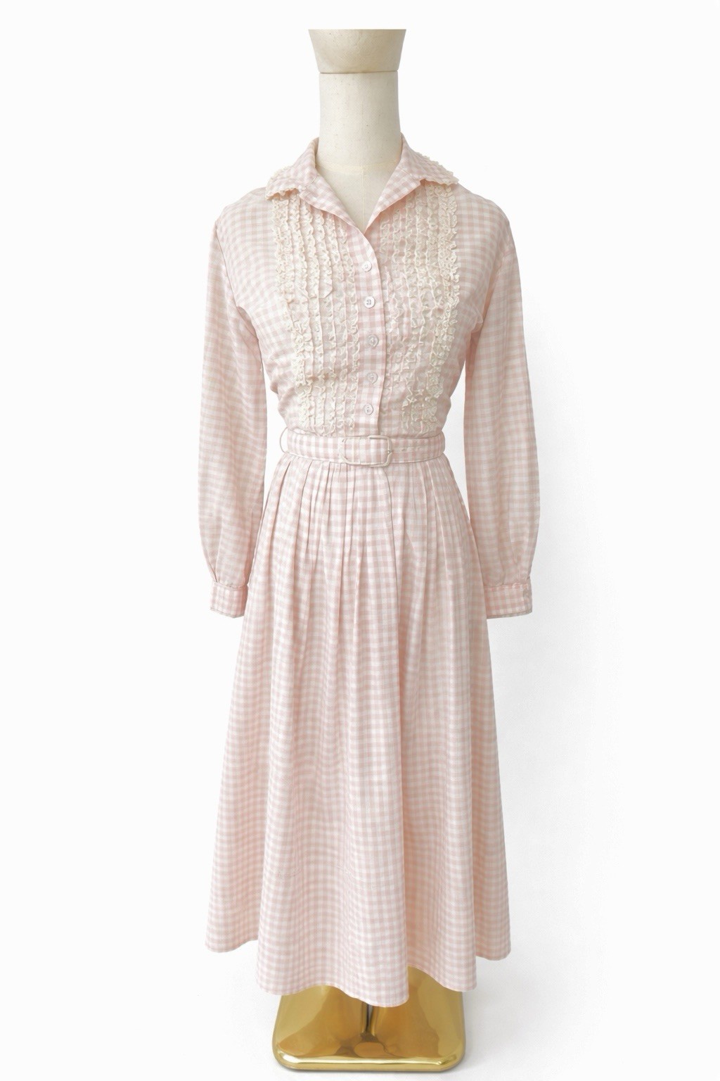 VTG XS Jeanne D’arc Pink Fit & Flare Dress 50s 60s Cocktail Classic Floral Retro
