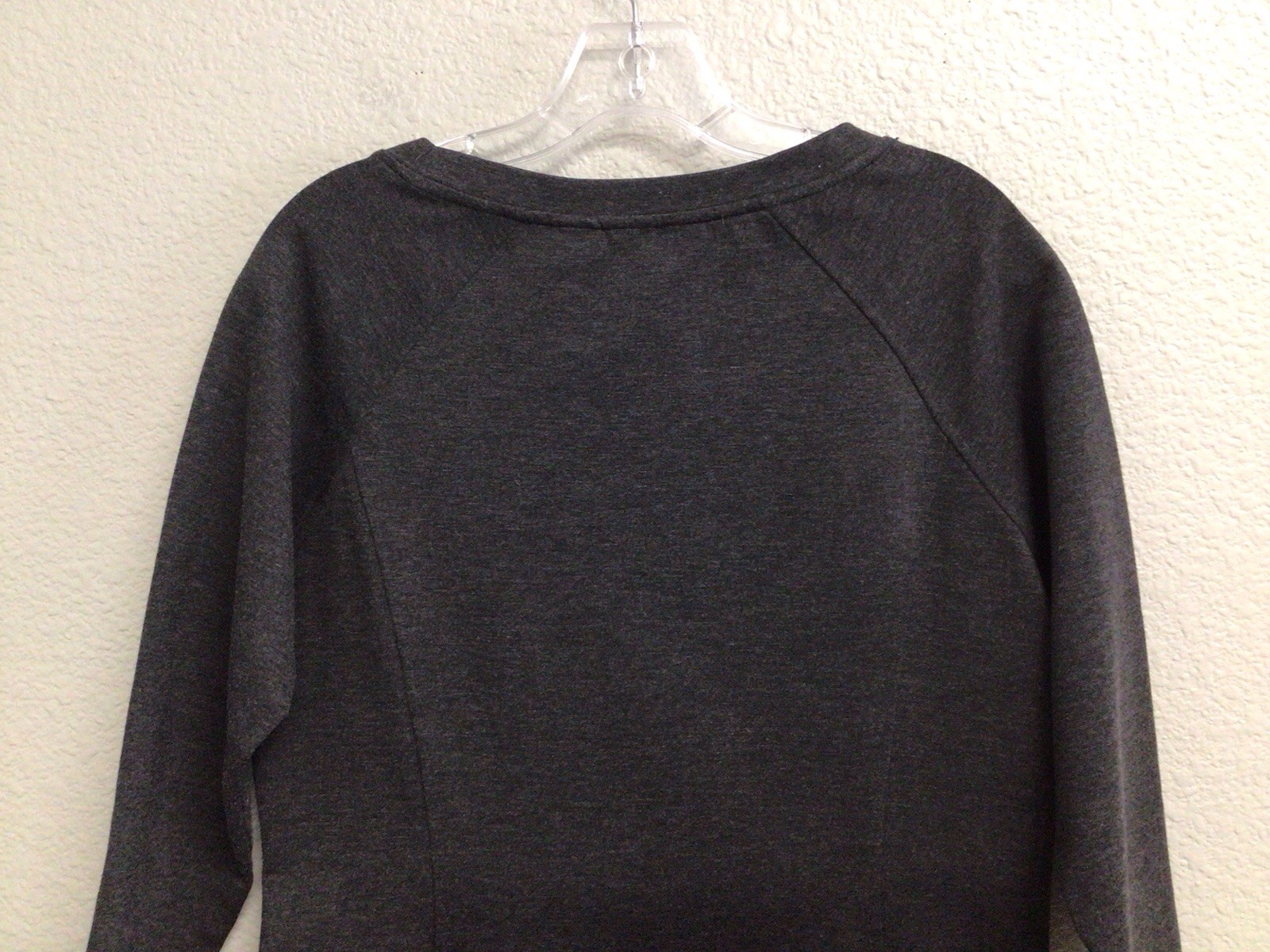 Merrell Solid Gray Dress 3/4 Sleeve Women’s Size Large Stretch Zipper Pocket