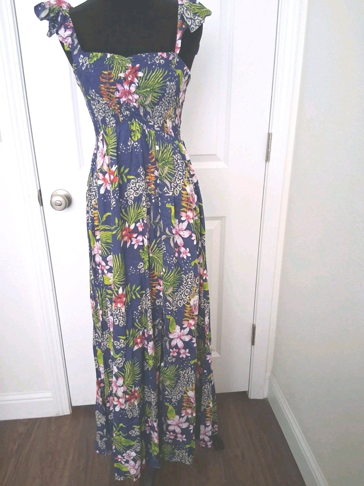 Ladies Summer Maxi Dress Size XS NWT Bo Home Collection Bohemian Hippie