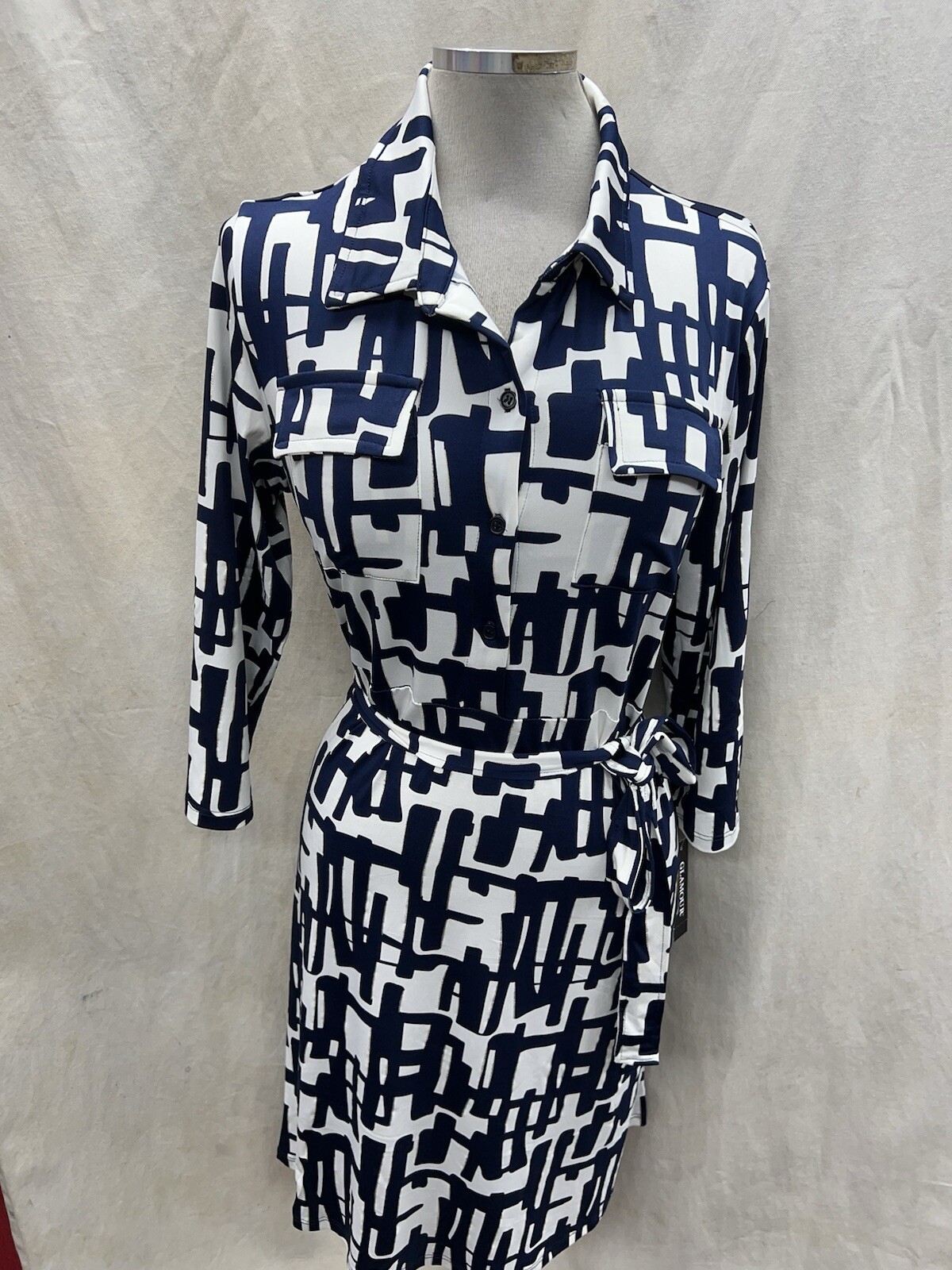 GLAMOUR DRESS BY JOHN MEYER/RETAIL$120/SIZE 16W/LENGTH 39″/NEW WITH TAG/NAVY