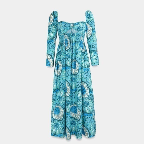 RHODE Phoenix Maxi Printed Dress size 0