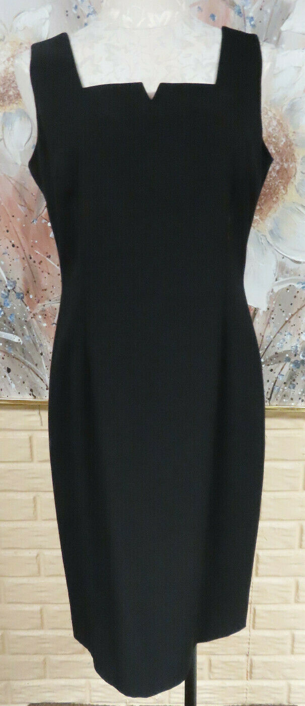 NWT ELEGANT JONES WEAR SZ 8 SLEEVELESS STRETCH TUNISIA LITTLE BLACK DRESS