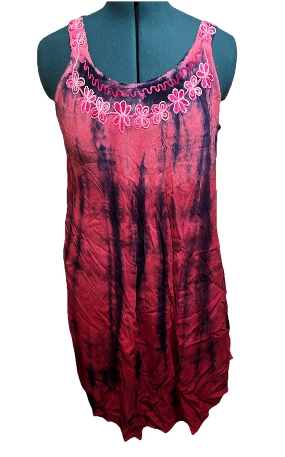Vintage Womens 2XL Colorful Tropical Beach & Resort Flowing Dresswear (see pics)