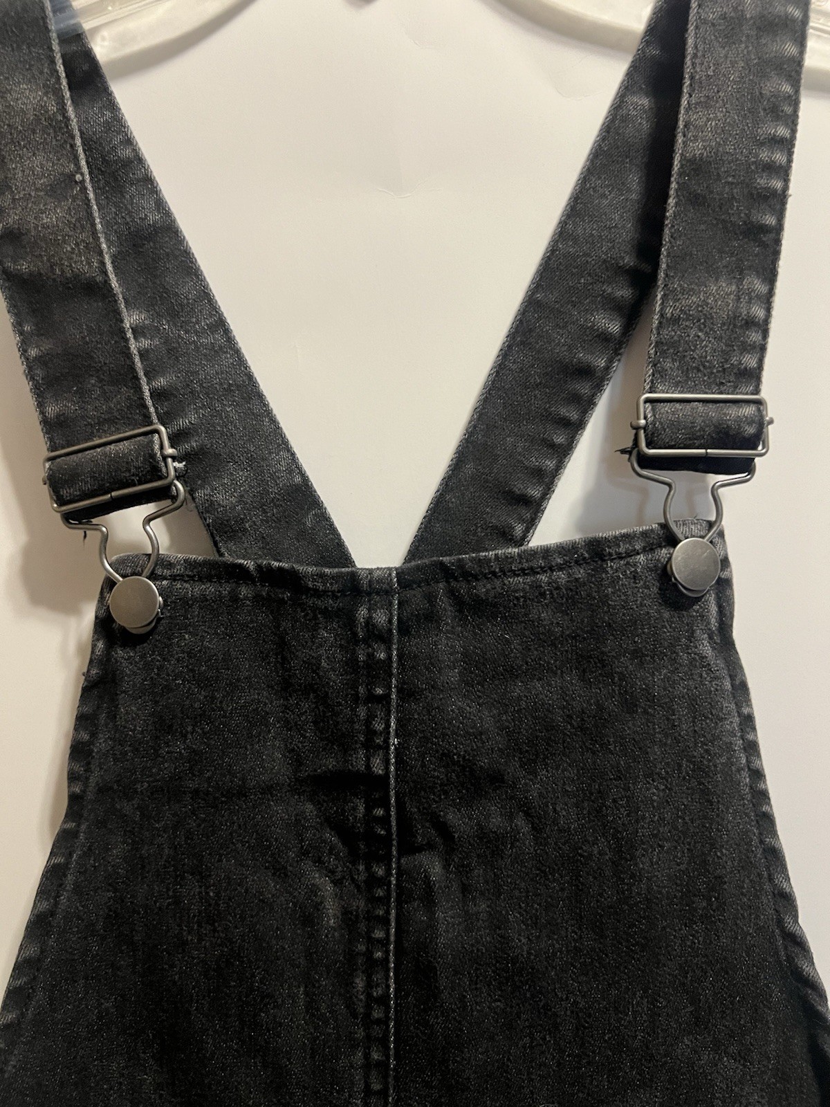 Overall Dress Or Jumper No Bounderies Women’s Black Denim S(3-5) New