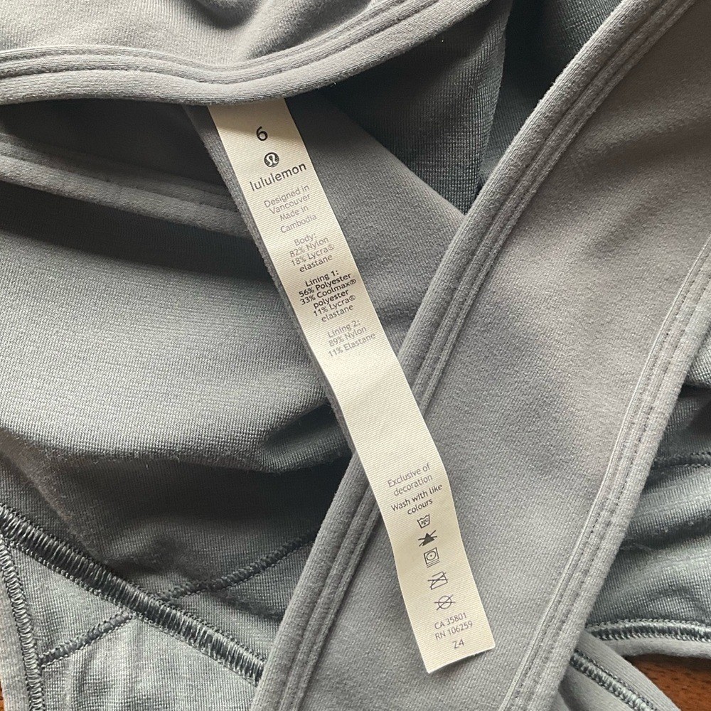 Lululemon Picnic Play Dress Steam Blue 6