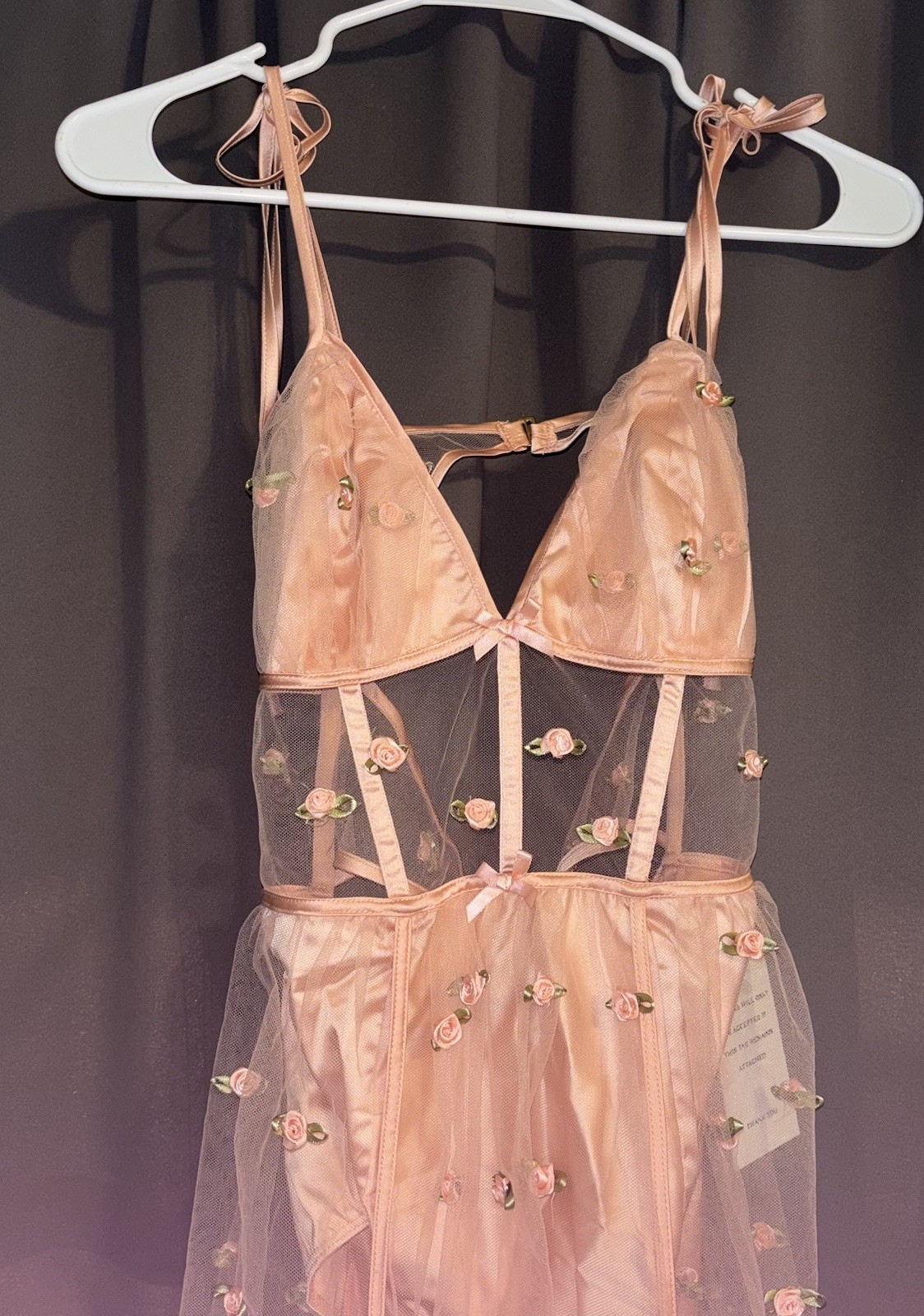 For Love & Lemons Jasmine Rosette Maxi Dress Size Small New With Tags
