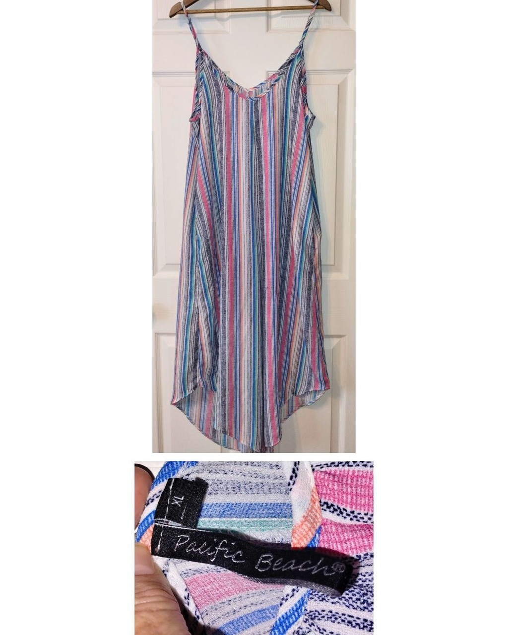 Women’s Pacific Beach Asymmetrical Jumpsuit Romper Cover-Up (XL)