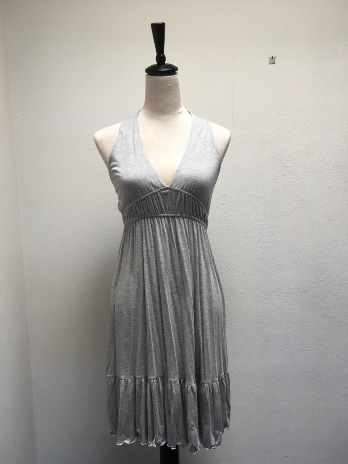 Pookie and Sebastian Halter Dress Grey Size L