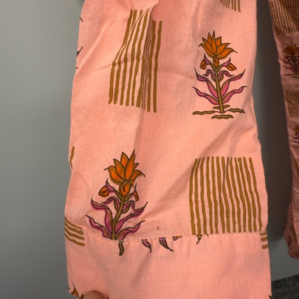 Becasa Coral Shirt Dress M/L