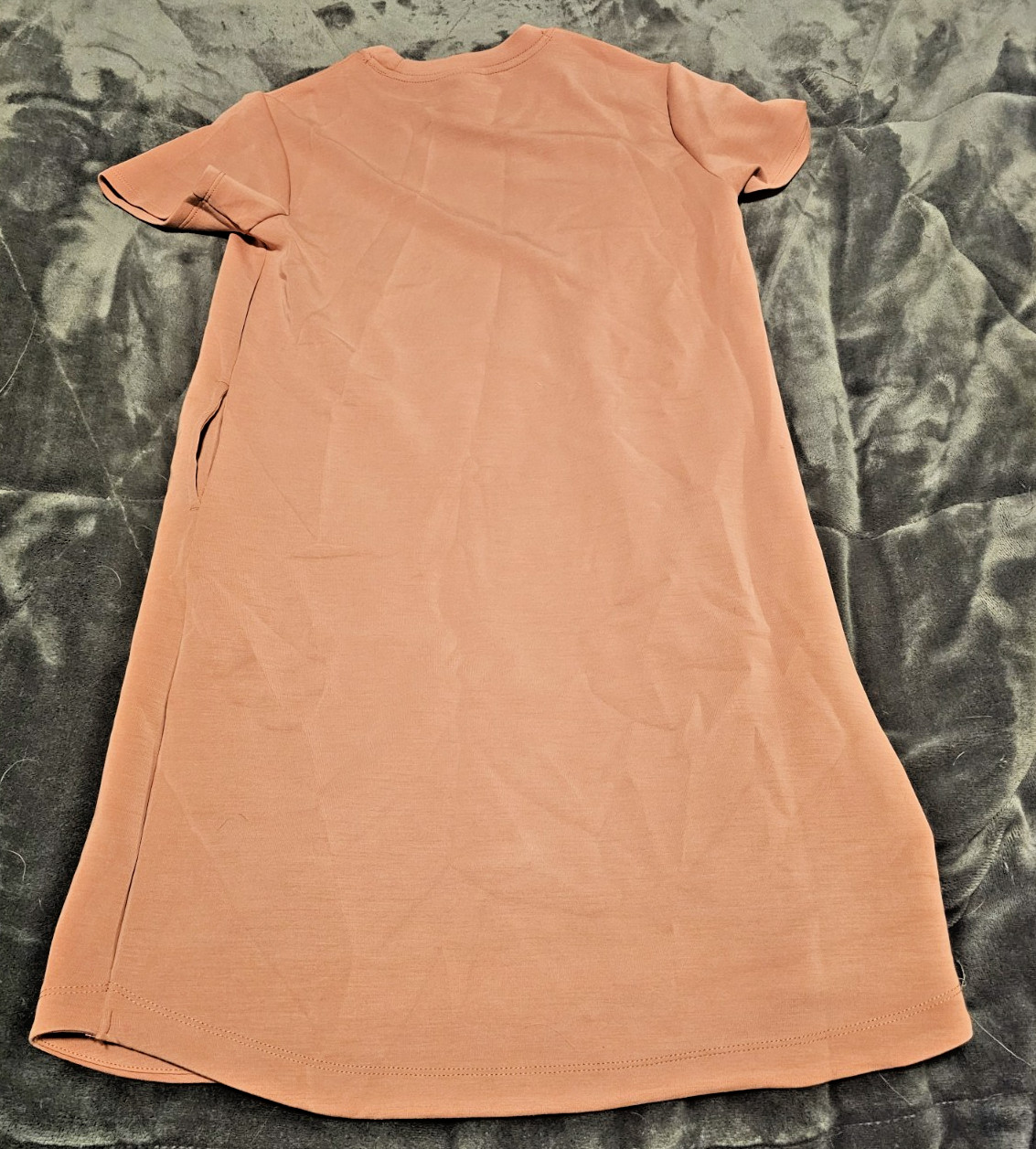 Dress Pink Sandwash Short Sleeve Super Soft Women’s Size XS By Member’s Mark