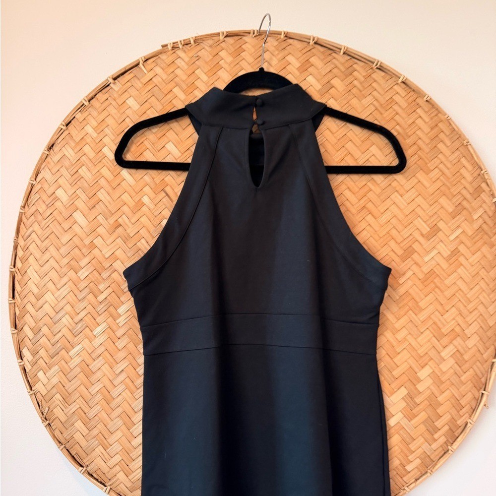 INC INTERNATIONAL CONCEPTS BLACK HALTER NECK DRESS 90’S Y2K 2000’S SLEEVELESS
