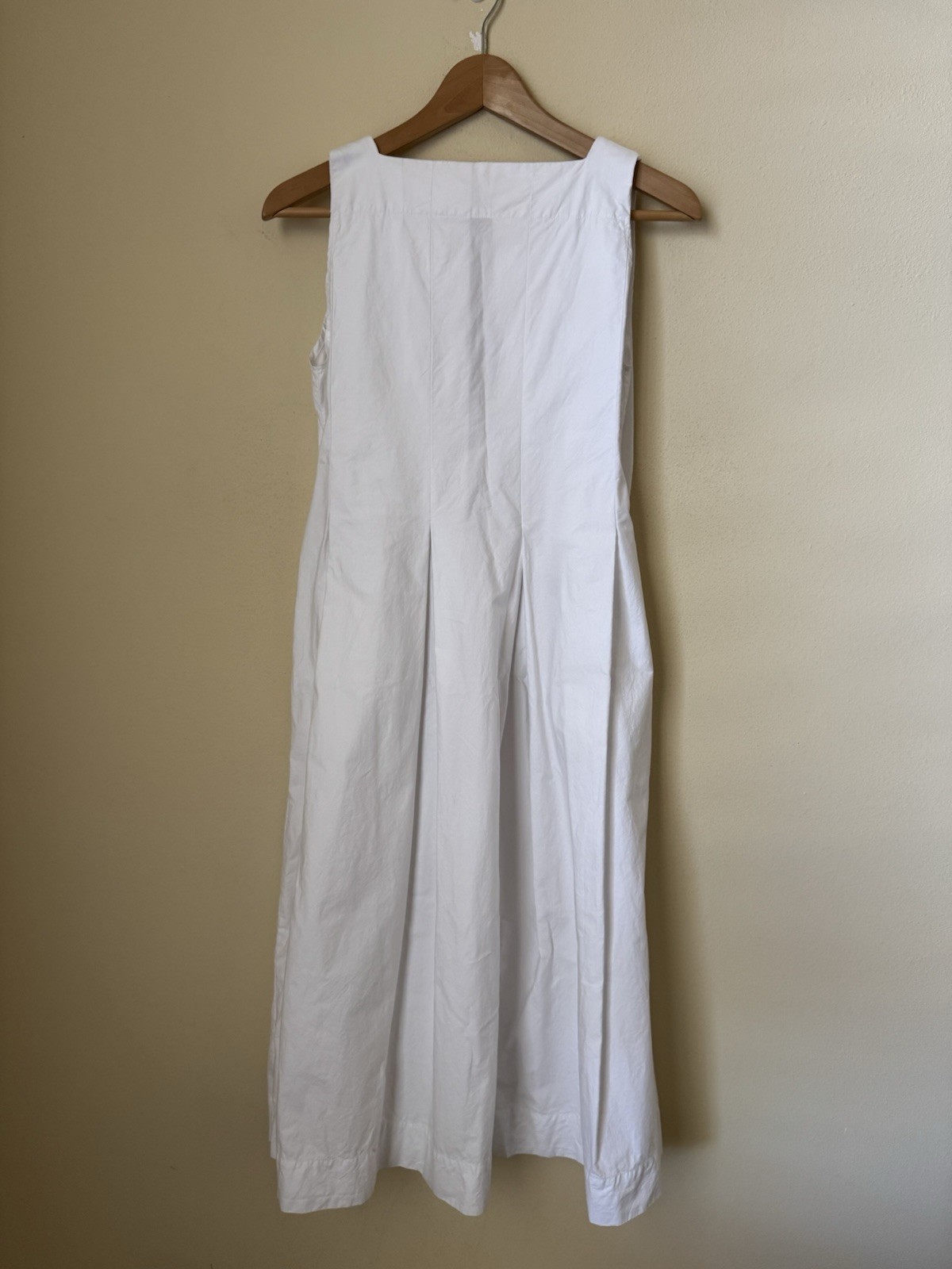 Daniela Gregis Sleeveless Dress Cotton White One Size G2U